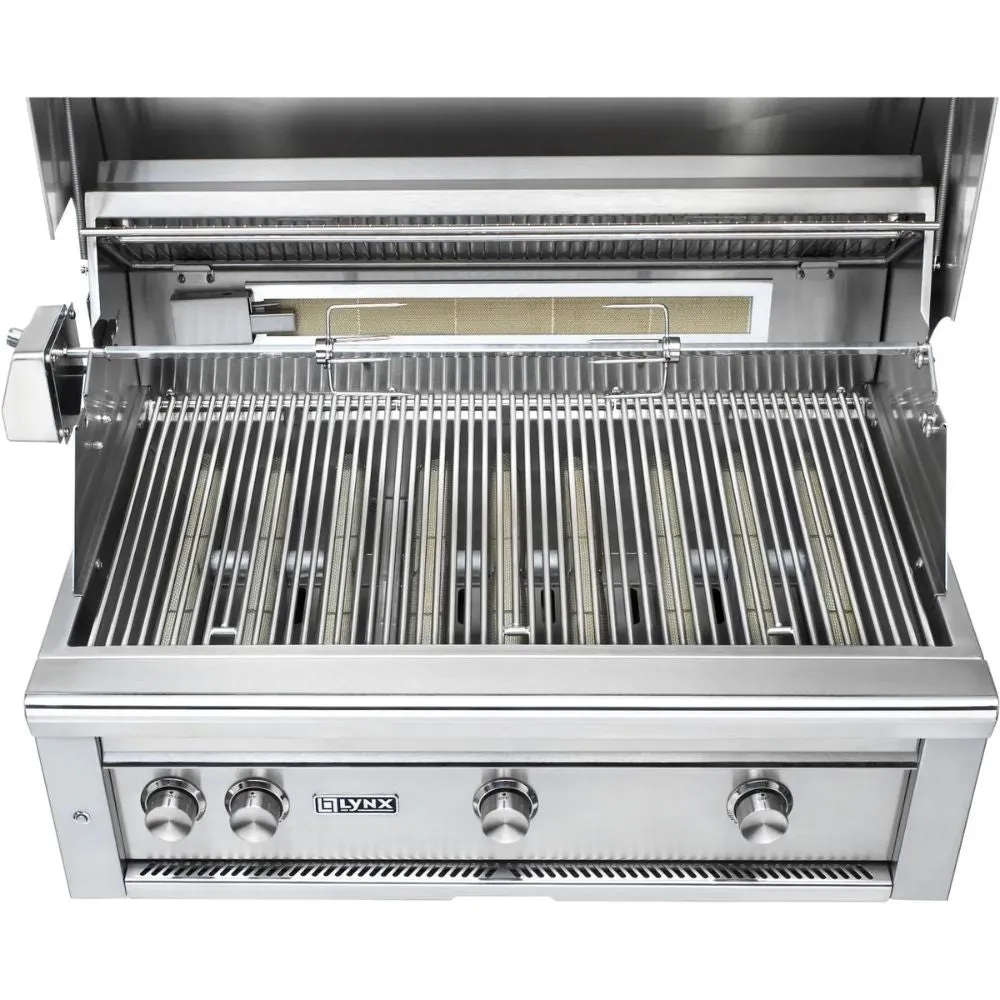 Lynx L36ATRF Professional 36-Inch Freestandingn Gas Grill All Infrared Trident Burners With Rotisserie