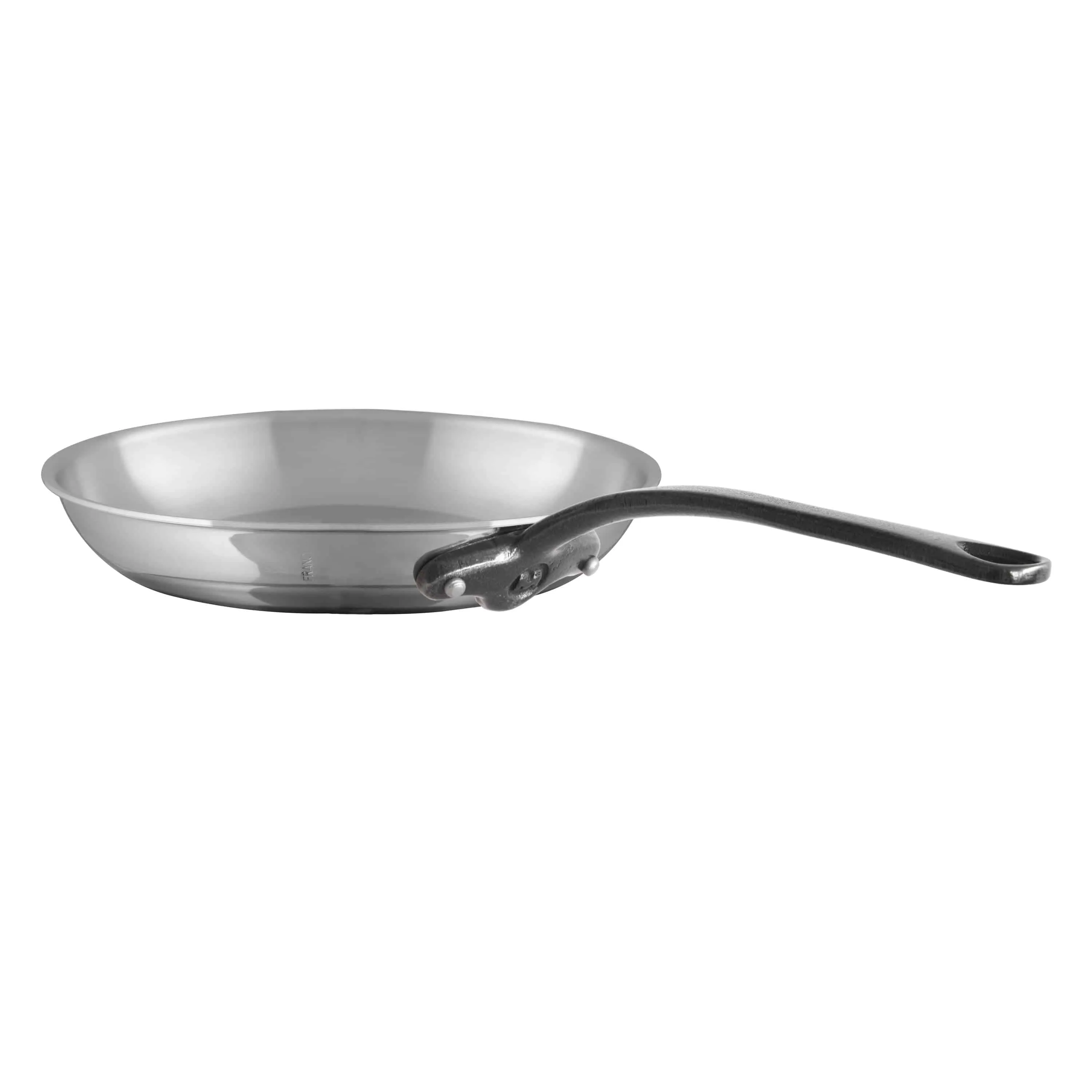 Mauviel M'Cook 5-Ply Frying Pan 10.24-in, Cast Iron Handles