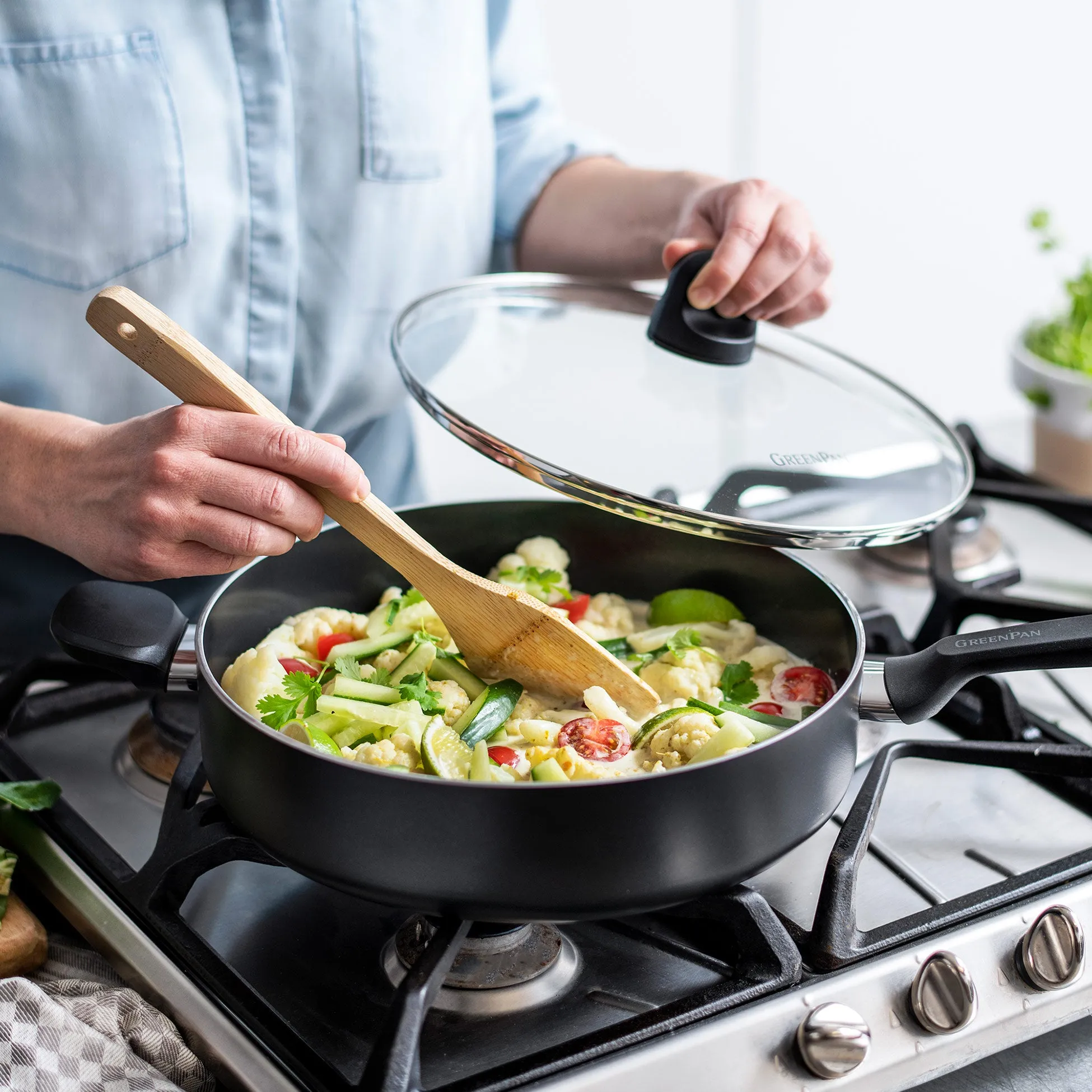 Memphis Sauté Pan with Lid