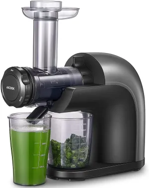 Micro-masticating Technology Cold Press Juicer, High Nutrition, Less Oxidation, Multiple Modes, Recipes Included