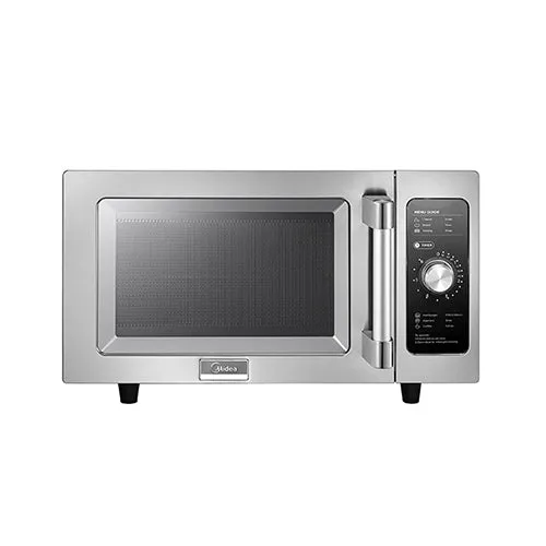 Midea 1025F0A 1000 Watts Manual Control Light Duty Commercial Microwave Oven