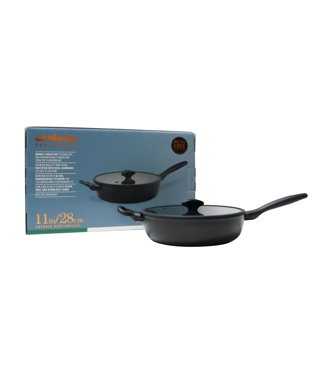 Per Domani Deep-Covered Skillet