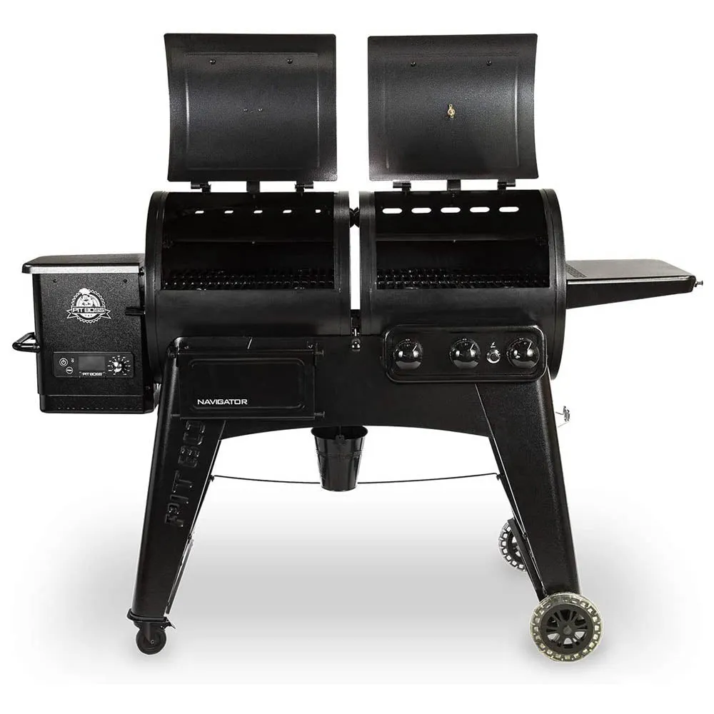 Pit Boss Gas Pellet Combo Grill with Cover PB1230G Navigator Series 10529