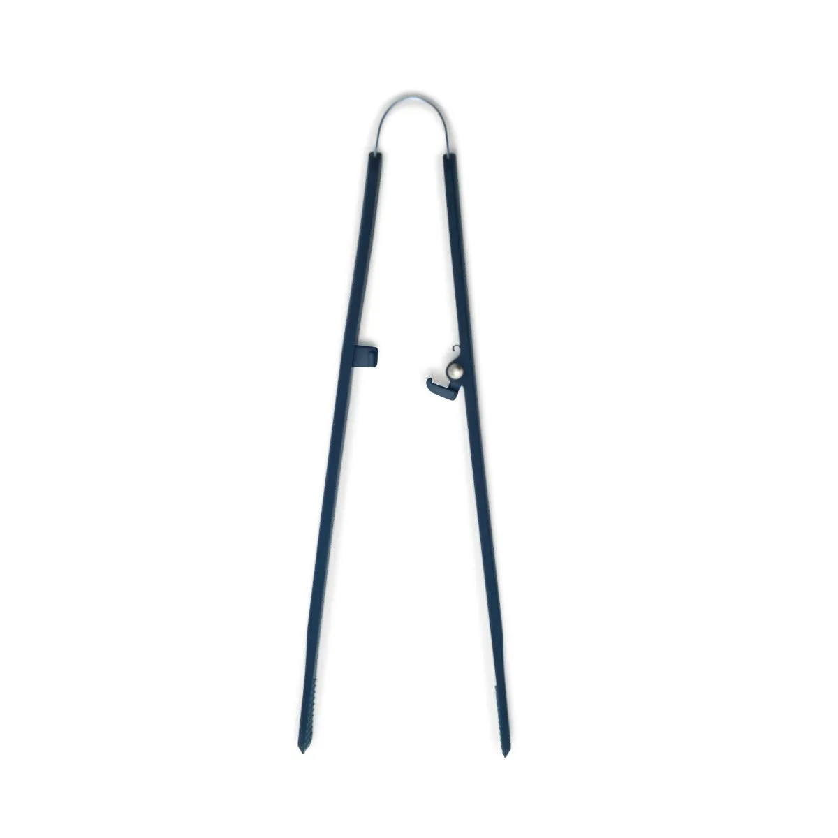 Platinum Silicone Tongs | Navy