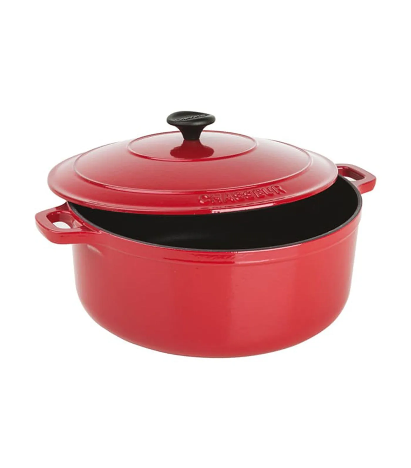 Round Casserole - Red