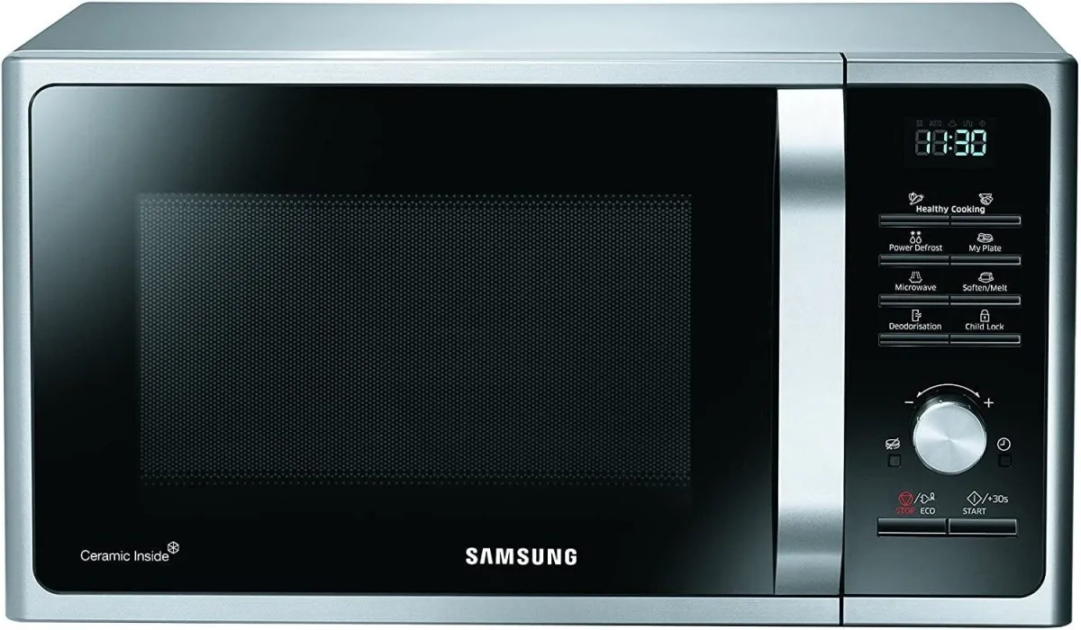 Samsung MS28F303TFS 1000W 28L Microwave Oven With Steam Function - Silver