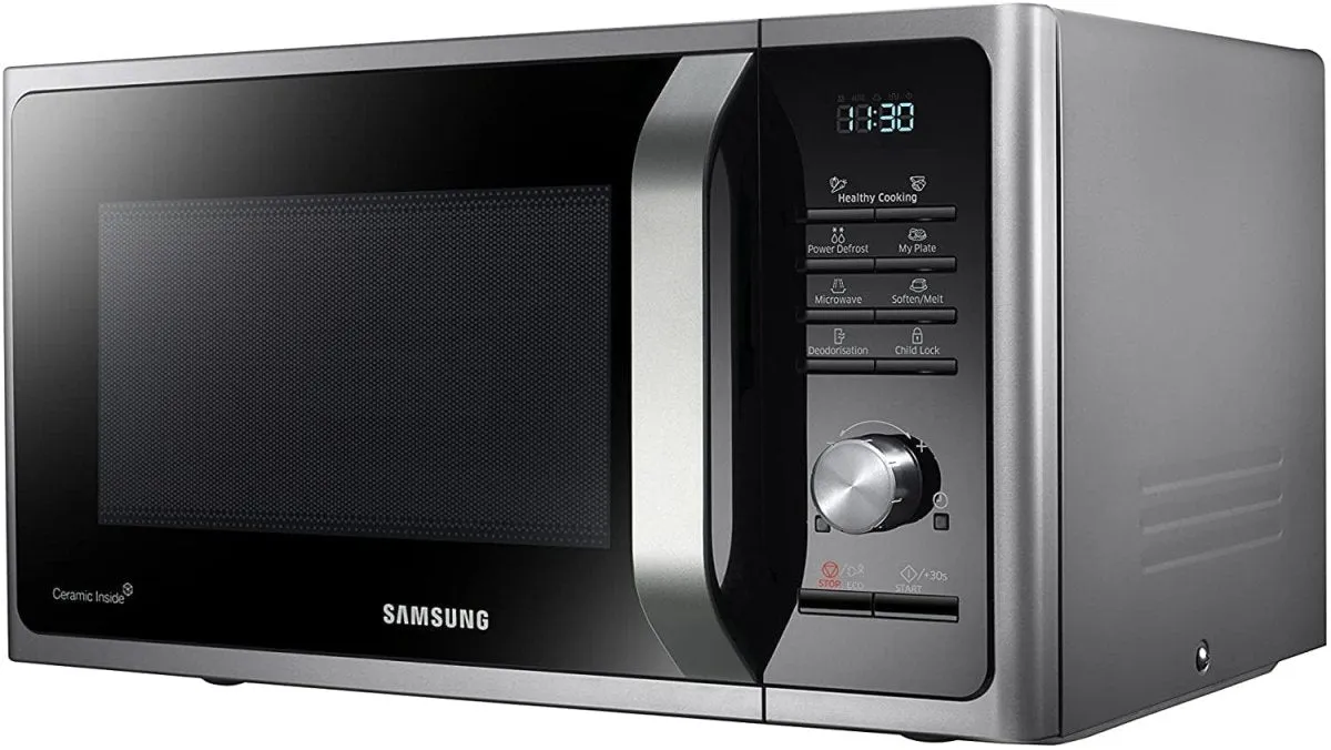 Samsung MS28F303TFS 1000W 28L Microwave Oven With Steam Function - Silver