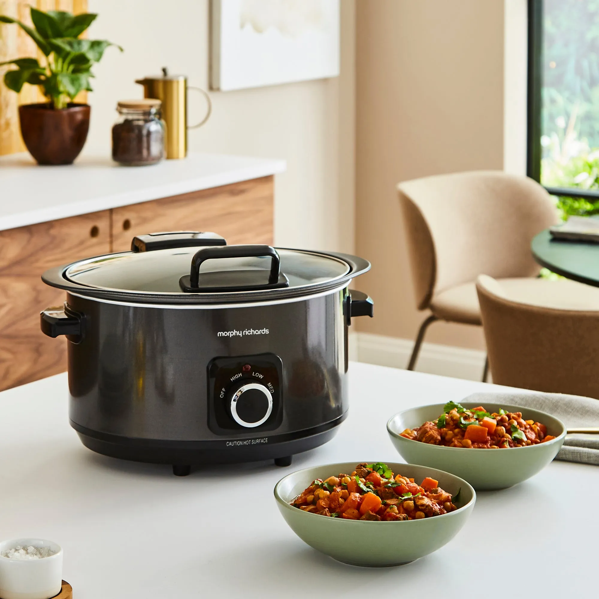 Sear & Stew 6.5L Hinged Lid Slow Cooker