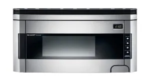 Sharp R1514TY 1.5 cu. ft. 1000W Sharp Stainless Steel Over-the-Range Carousel Microwave Oven