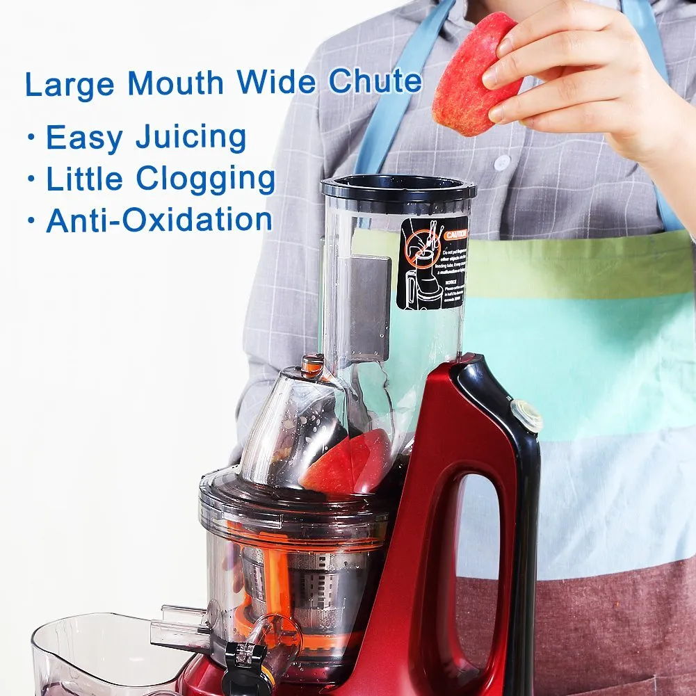 SKG Wide Chute Anti-Oxidation Slow Masticating Juicer