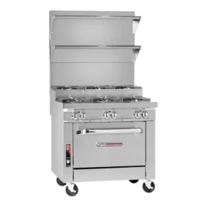 Southbend Platinum, P48C-BBBB-SU Gas Range  48” 8 Non-Clog Burners With Cabinet Base 280000 Total Btu