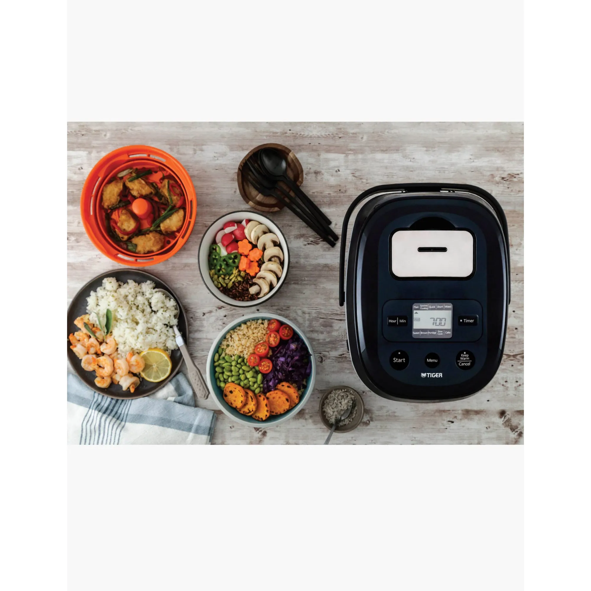 Tiger Micom Rice Cooker With New Healthier Tacook JBX-A10U/18U