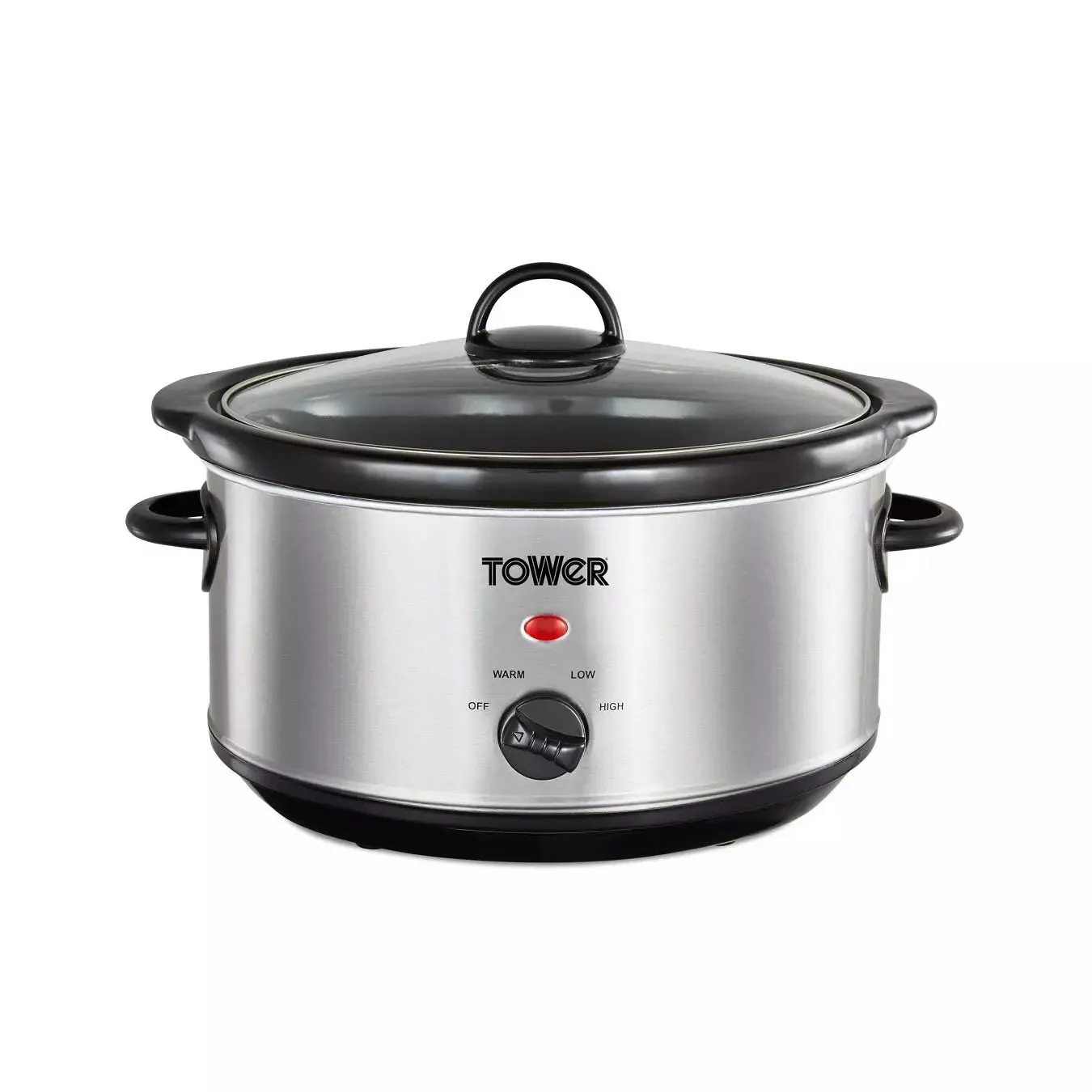 Tower 3.5 Litre Stainless Steel Slow Cooker