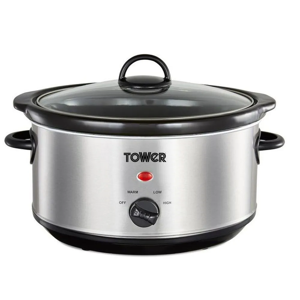 Tower 3.5L Stainless Steel Slow Cooker