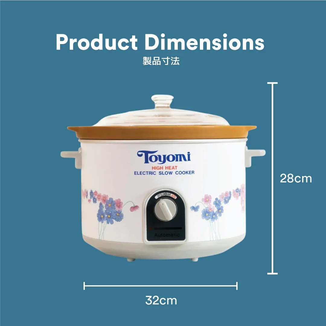 TOYOMI 4.7L High Heat Crockery Pot HH 5500A