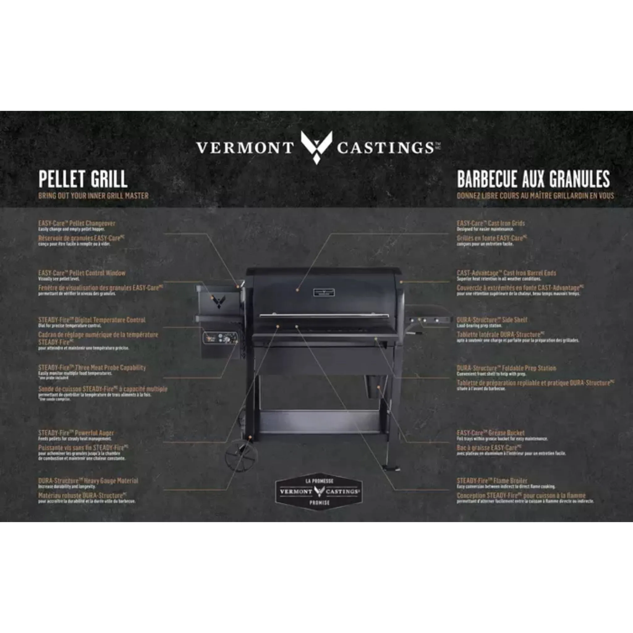 Vermont Castings Woodland™ 1080 Sq. In. Pellet Grill