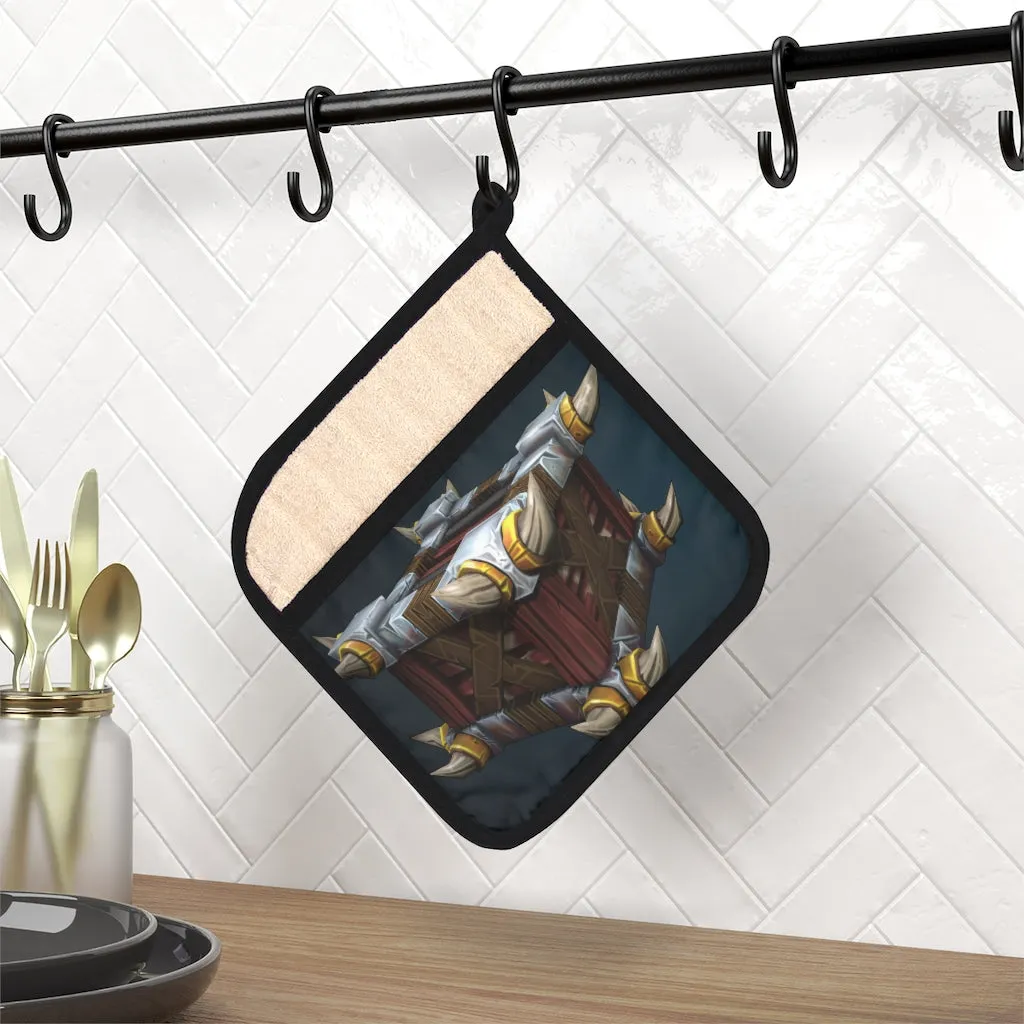 War Raptor Barrel Pot Holder with Pocket