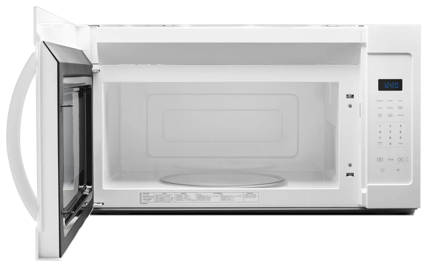 Whirlpool White Over-the-Range Microwave (1.7 Cu. Ft.) - YWMH31017HW