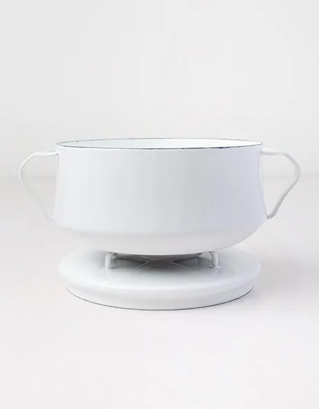 White Enamel Pots/Casserole