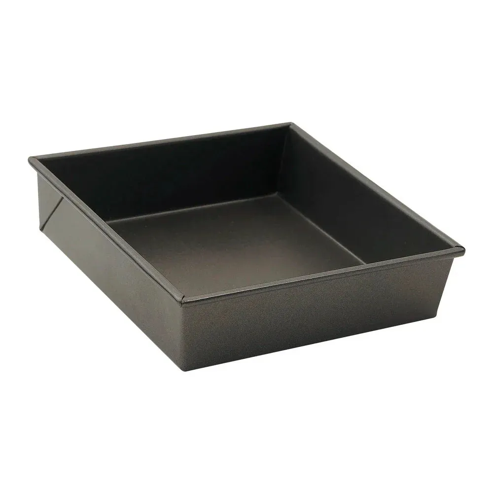 Winco HSCP-0808 Square Cake Pan, 8" x 8" x 2-1/4", Aluminium Steel